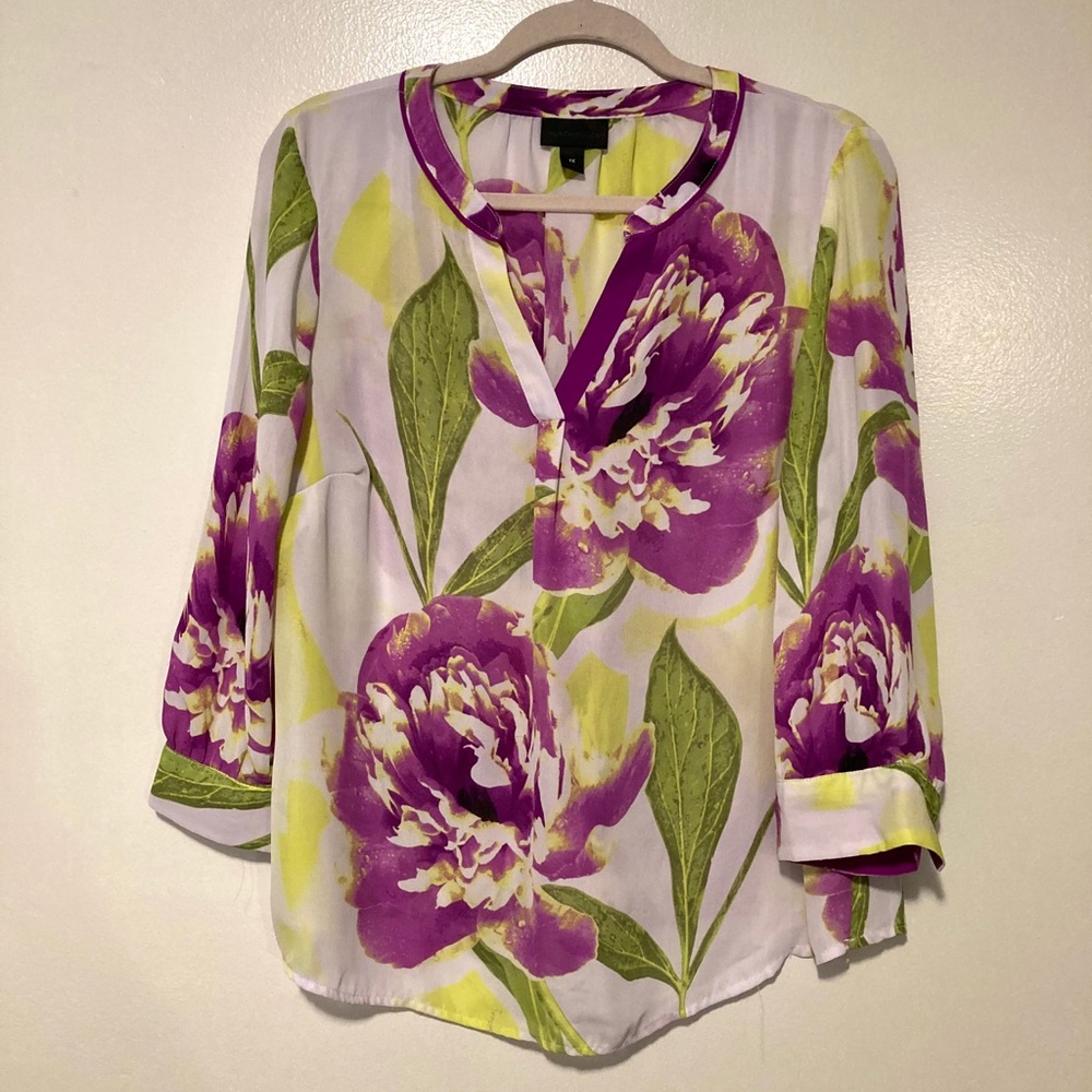 Worthington floral blouse